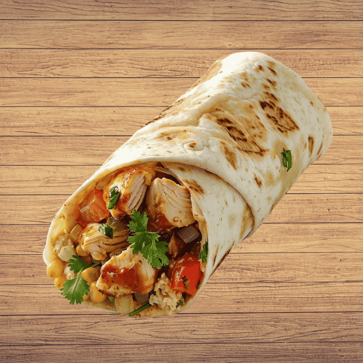 Kyllingkebab rull
